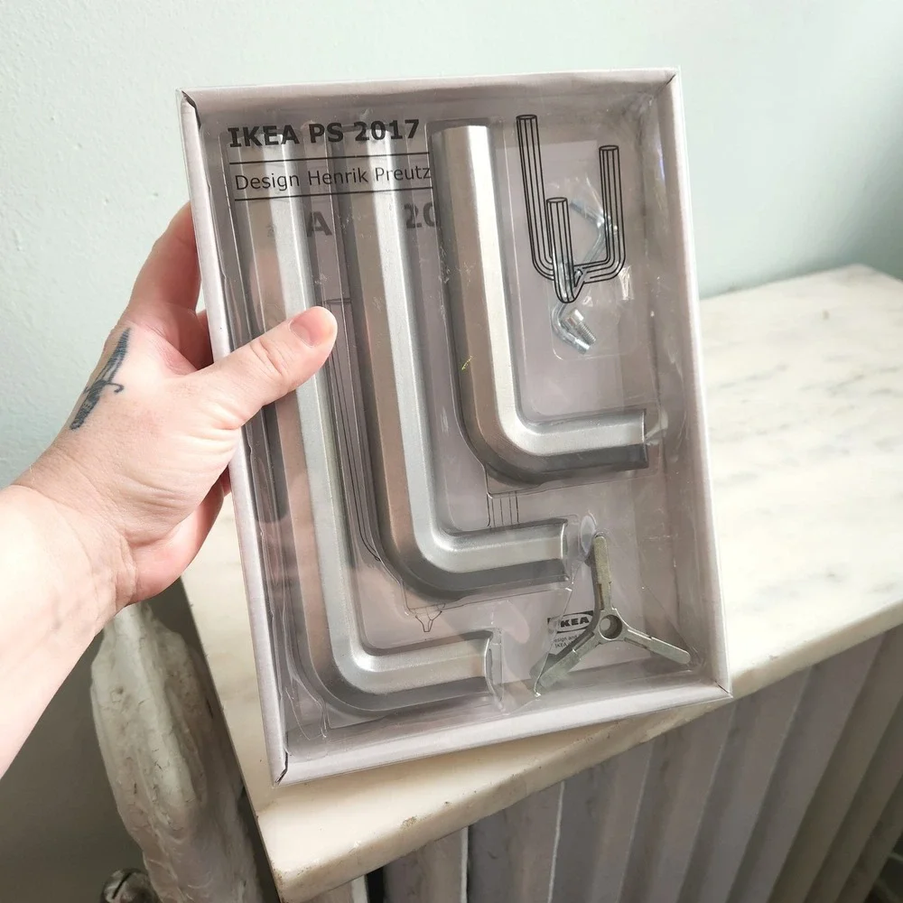 IKEA PS 2017 Candle Holder Set Silver Henrik‎ Preutz Design NEW Allen Key